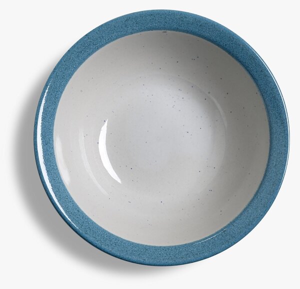 Rockfish Blue Stoneware Pasta Bowl Blue