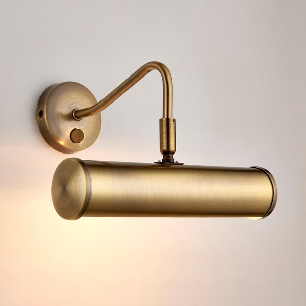 Vogue Clarkson Picture Wall Light Antique Brass