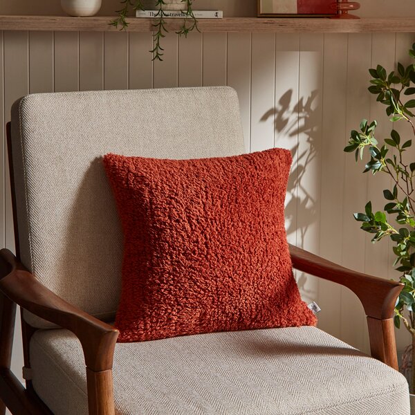 Teddy Bear Cushion Orange Umber