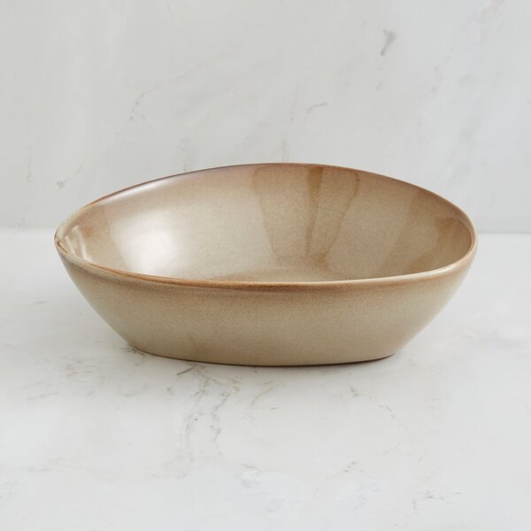 Pebble Pasta Bowl Brown