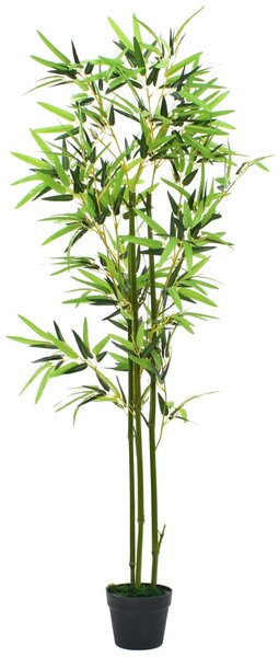 Artificial Bamboo Plant with Pot 150 cm Green