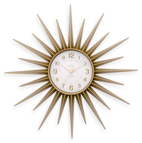 Acctim Stella Wall Clock Gold