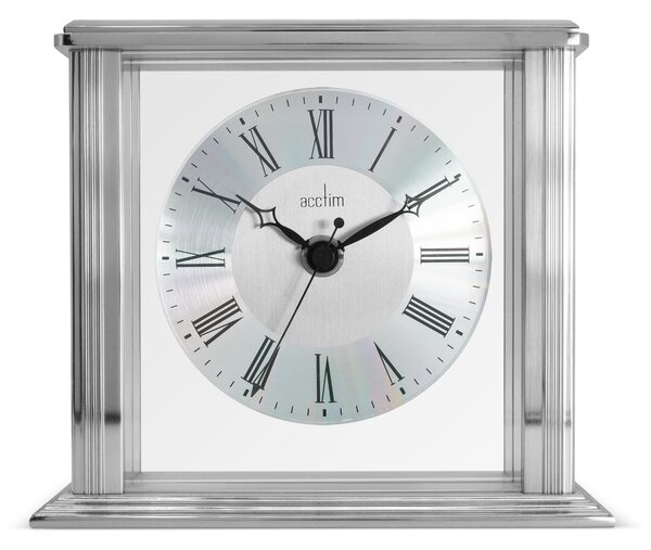 Acctim Hamilton Mantel Clock Silver