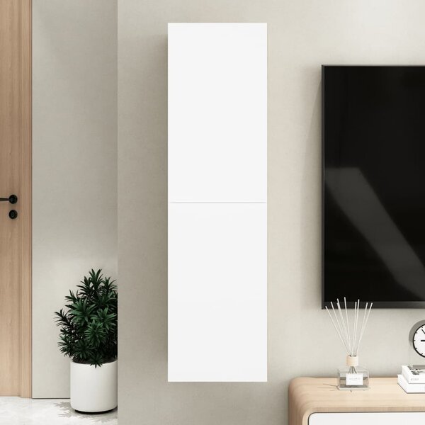 TV Cabinet White 30.5x30x110 cm Engineered Wood