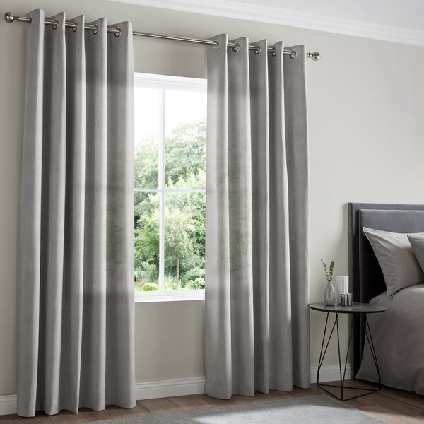 Eloise Made To Measure Sheer Voile Curtains Smoke