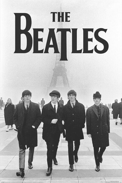 Poster The Beatles - Eiffel Tower