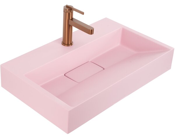 Conglomerate washbasin GOYA PINK 50CM