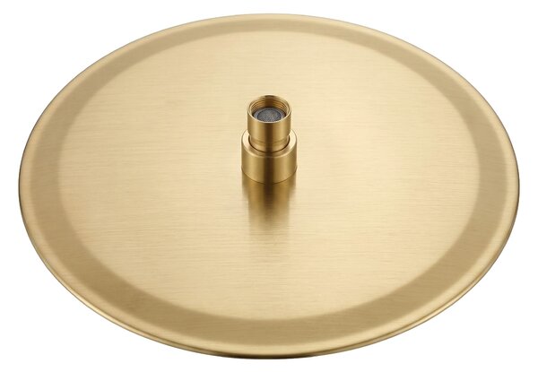 Round rain shower REA JS-P014BG 30cm Brush Gold