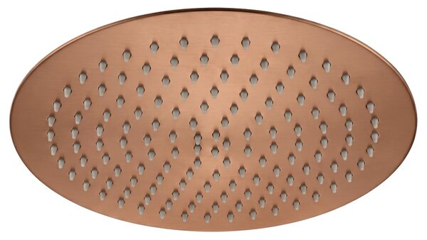 Round rain shower REA JS-P014BRG 30cm Brush Copper