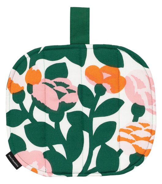 Marimekko Pieni green green potholder 22x25 cm Green-orange