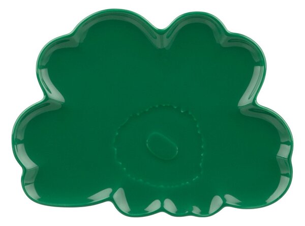 Marimekko Unikko shape plate 19 cm Green