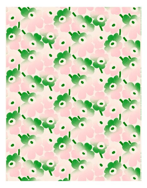 Marimekko Unikko Häivähdys fabric Green