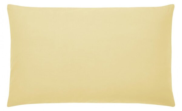Pure Cotton Box Pillowcase Primrose (Yellow)