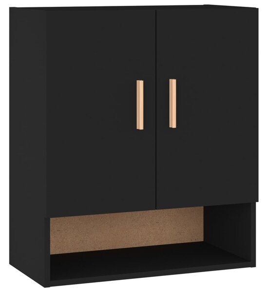 Wall Cabinet Black 60x31x70 cm Engineered Wood