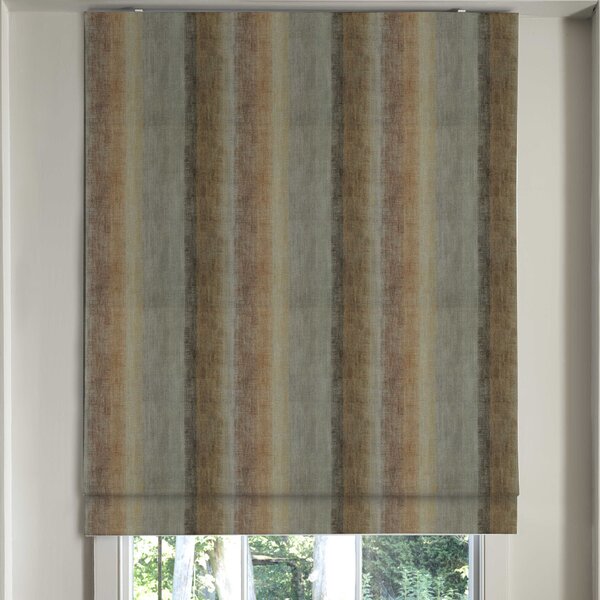 Linda Barker Home Bidar Blackout Made To Measure Roman Blind Mushroom