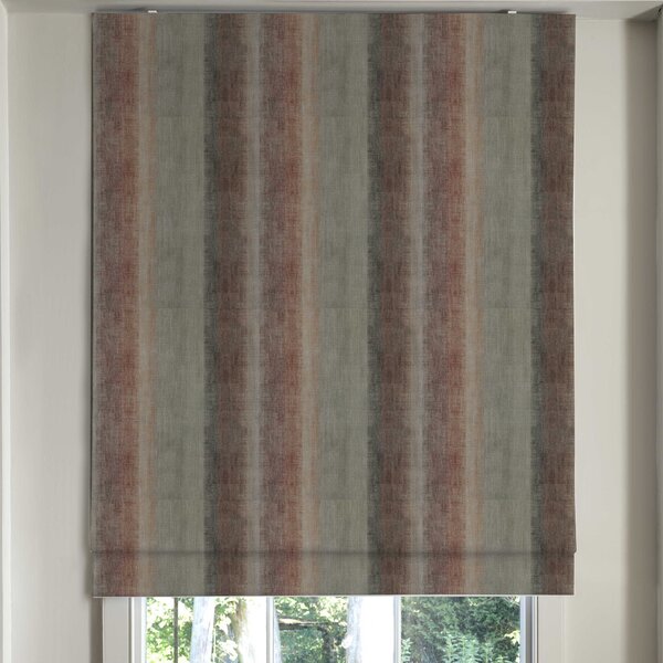 Linda Barker Home Bidar Blackout Made To Measure Roman Blind Paprika