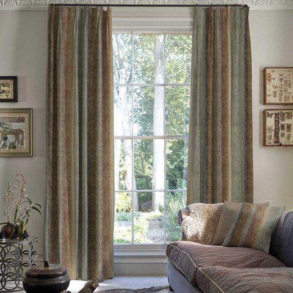Linda Barker Home Bidar Blackout Made To Measure Curtains Mushroom