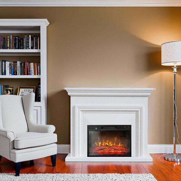 Free Standing Electric Fires ElectricSun SONIA White, with Sound Effect, 3 Colour, with APP, W120xH102cm