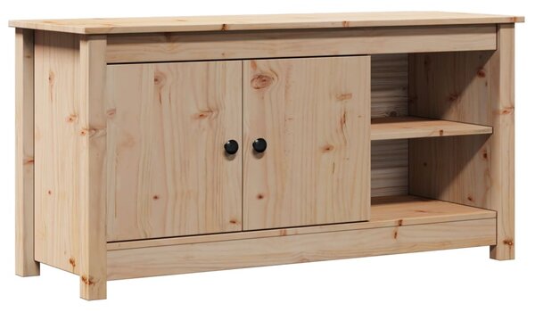 TV Cabinet 103x36.5x52 cm Solid Wood Pine