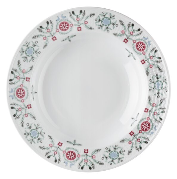 Rörstrand Swedish Grace Winter deep plate Ø25 cm White