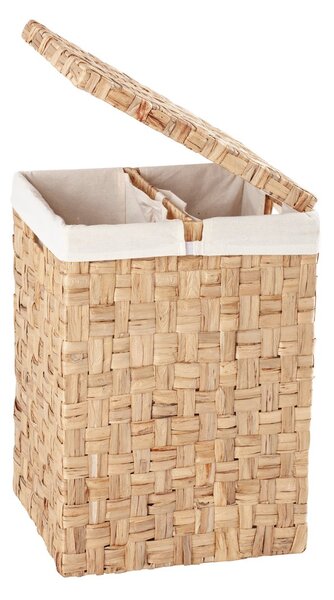 Dixie Lily laundry basket with separator Natural