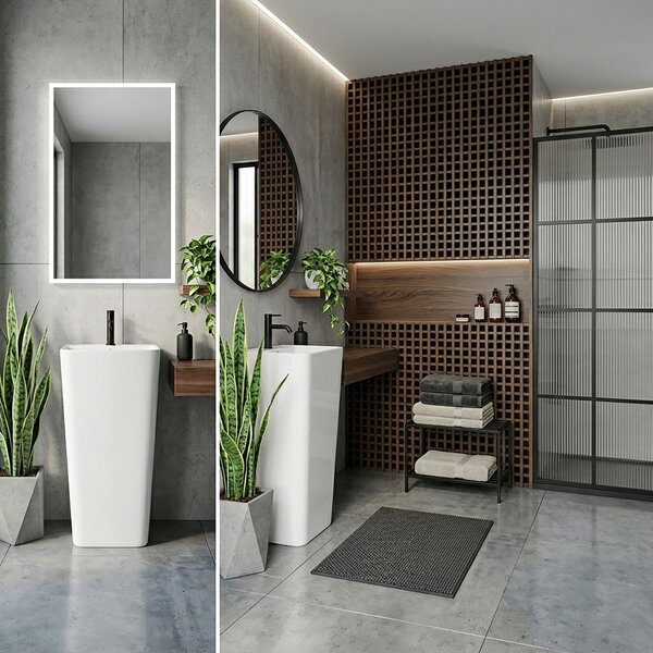 Freestanding ceramic basin ARIS
