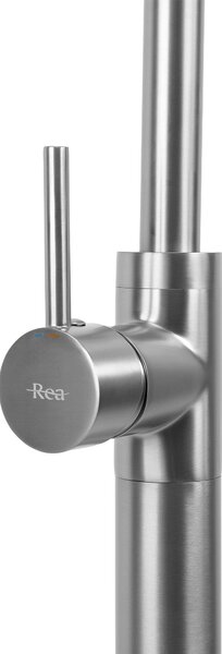 Basin mixer Rea Lungo Brush Nickel
