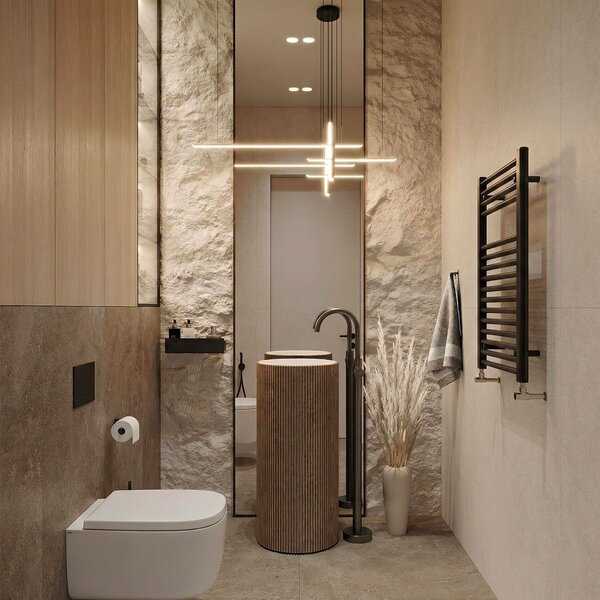 Basin mixer Rea Lungo Titan