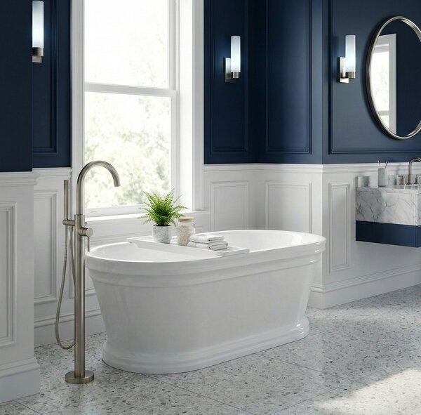 Freestanding Acrylic Bathtub Olivia 170