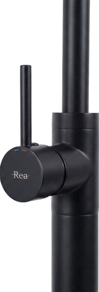 Basin mixer Rea Lungo Black