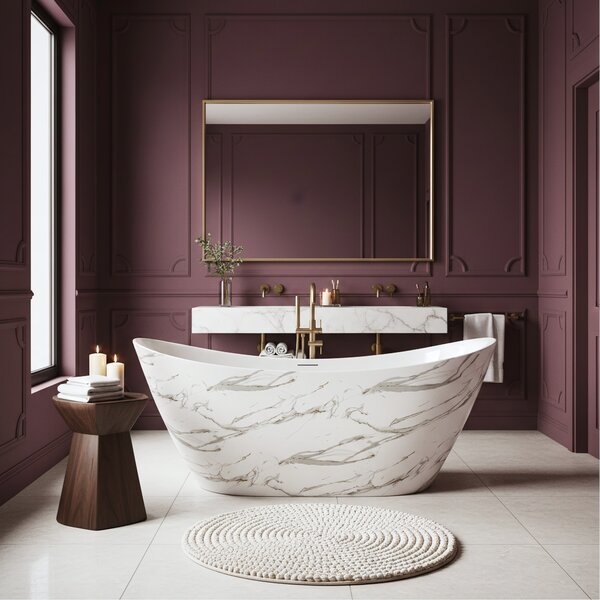 Freestanding Acrylic Bathtub Ferrano Slim Nature 170