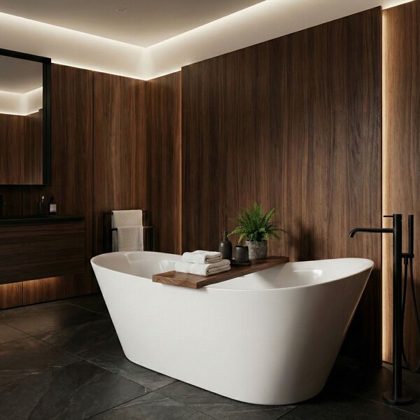 Freestanding Acrylic Bathtub Lusso Slim 170