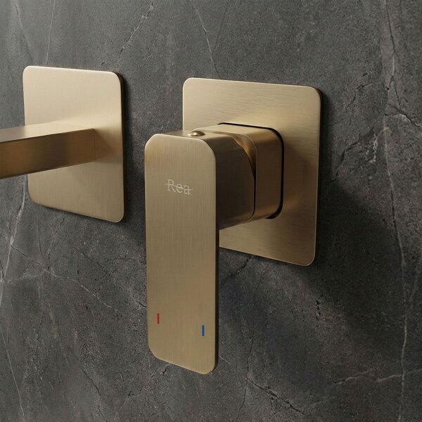 Wall Mounted faucet REA Arlo Brush Gold