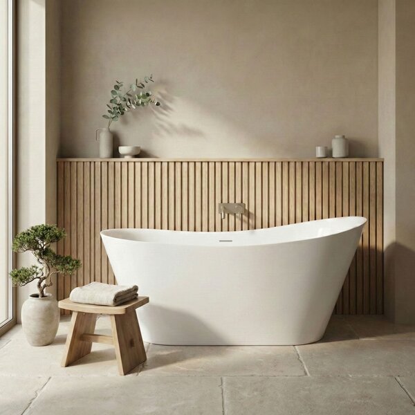 Freestanding Acrylic Bathtub Lusso Slim 170