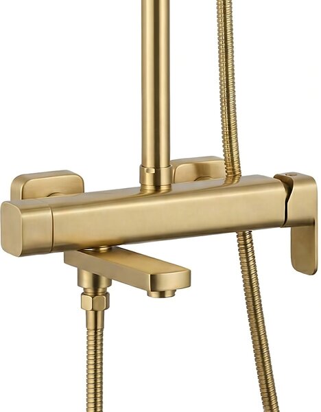 Shower set Rea Arlo Brush Gold