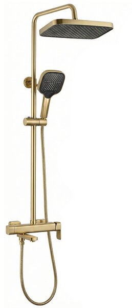 Shower set Rea Arlo Brush Gold