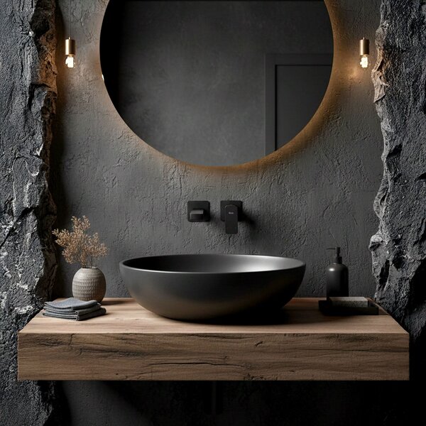 Wall Mounted faucet REA Arlo Black