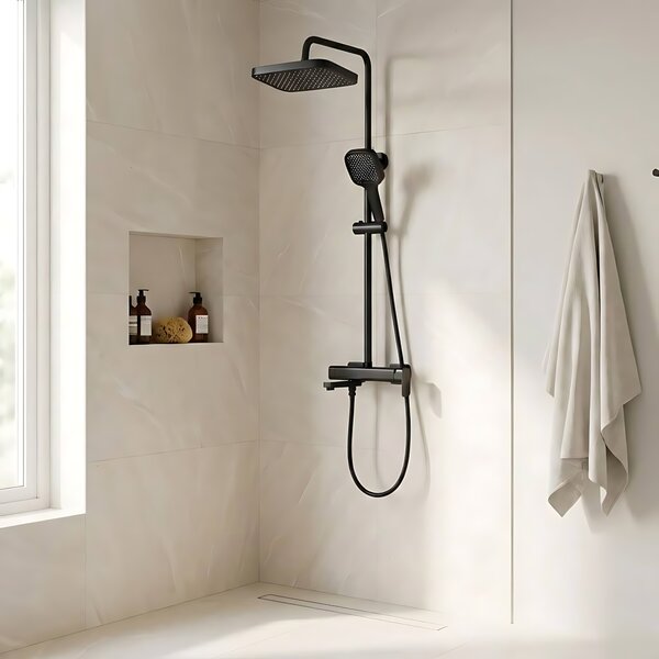 Shower set Rea Arlo Black