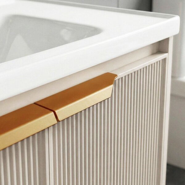Bathroom furniture set with washbasin Mario 60cm Beige