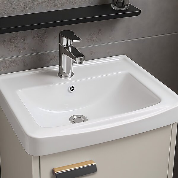 Bathroom furniture set with washbasin Molly 40cm Beige