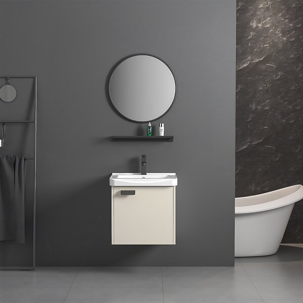 Bathroom furniture set with washbasin Molly 40cm Beige