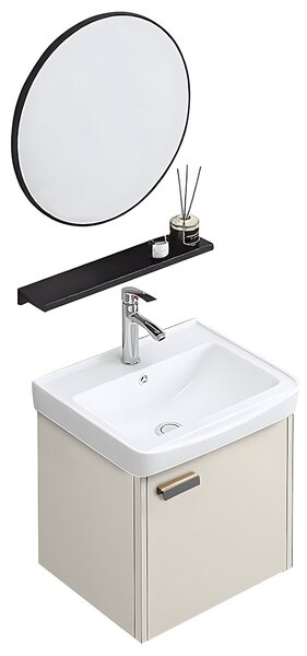 Bathroom furniture set with washbasin Molly 40cm Beige
