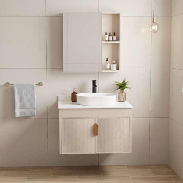 Zestaw mebli łazienkowych z blatem Modo 60cm Beige