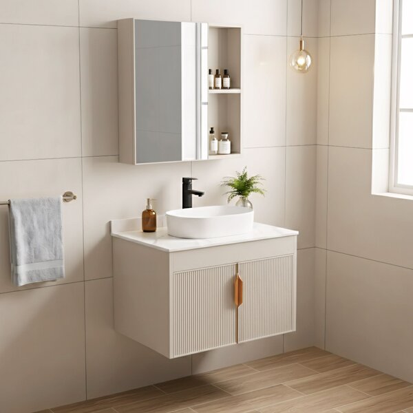 Zestaw mebli łazienkowych z blatem Modo 60cm Beige