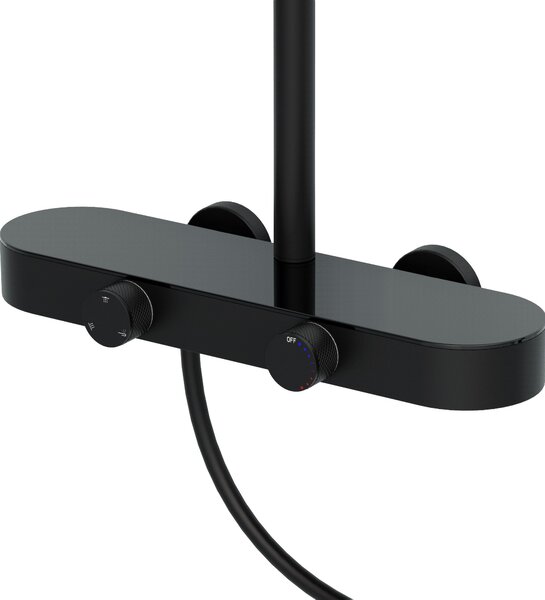 REA Creo Black Shower set