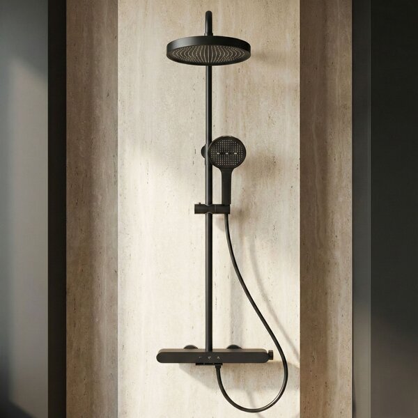 Shower set REA Farel Black