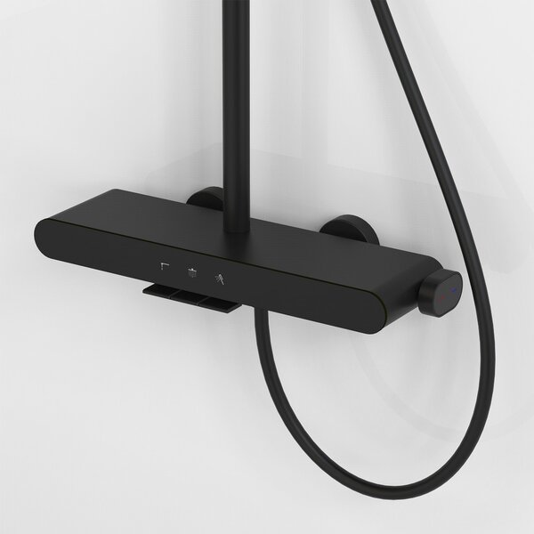 Shower set REA Farel Black