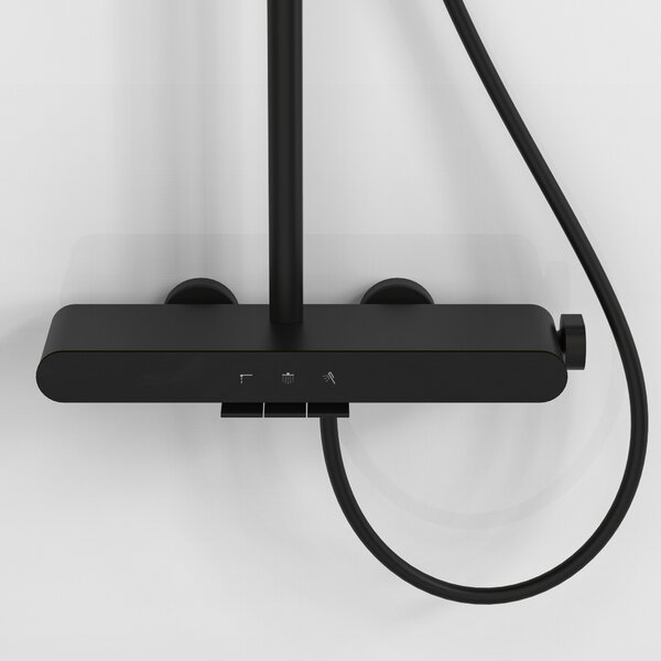 Shower set REA Farel Black