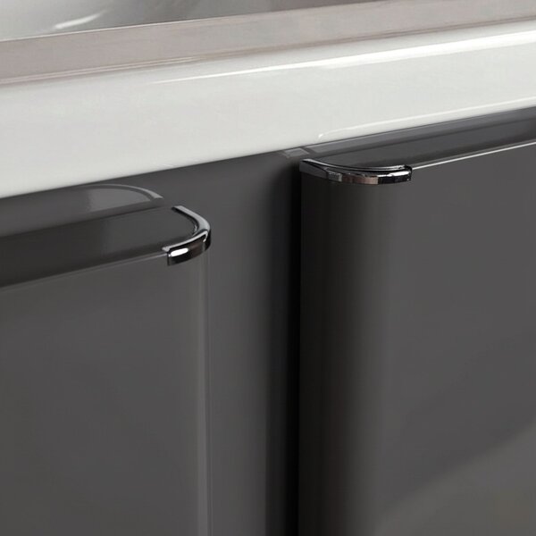 Bathroom furniture set with washbasin Tula 60cm Grey