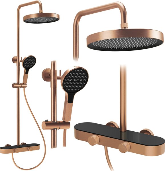 Shower set REA Creo Brush Copper